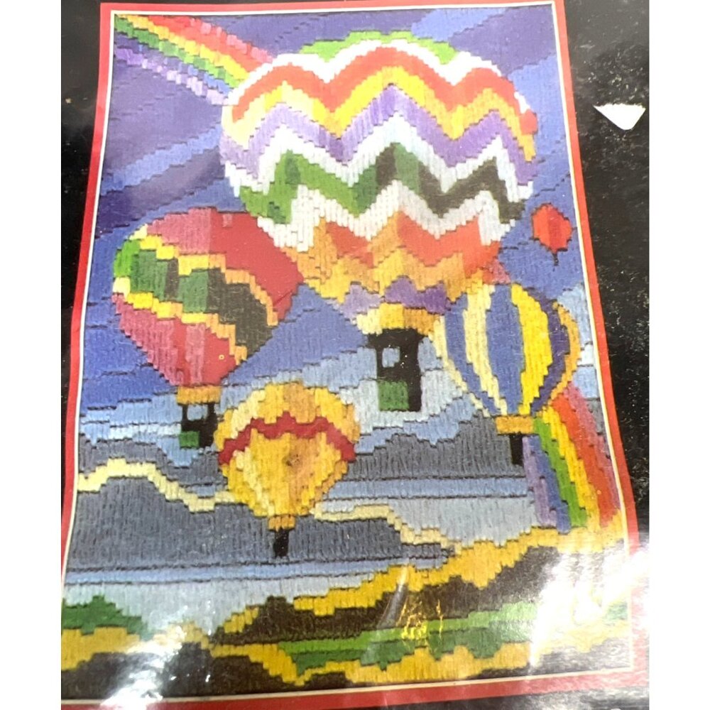 Monarch Horizons Longstitch Kit Always Chasing Rainbows 5"x7" With Yarn & Canvas